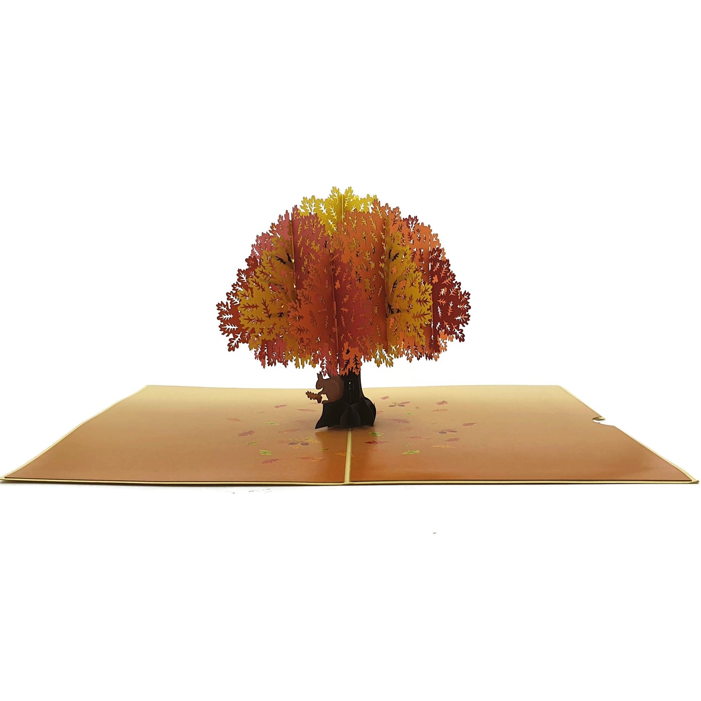 Autumn Oak Tree Pop Up Card