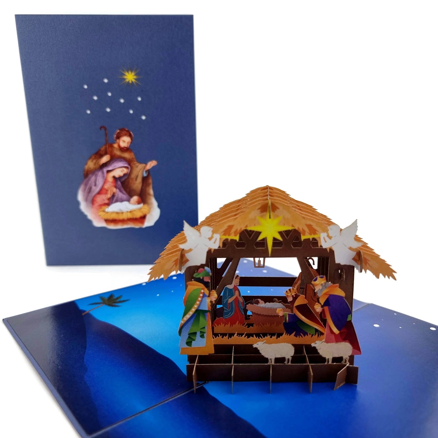 Nativity Scene Pop Up Card