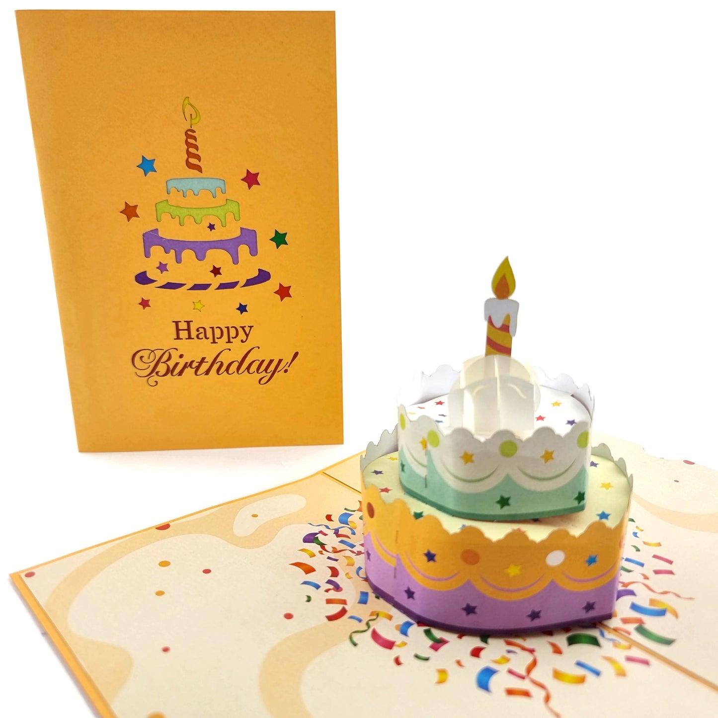 Happy Birthday Cake Pop Up Card