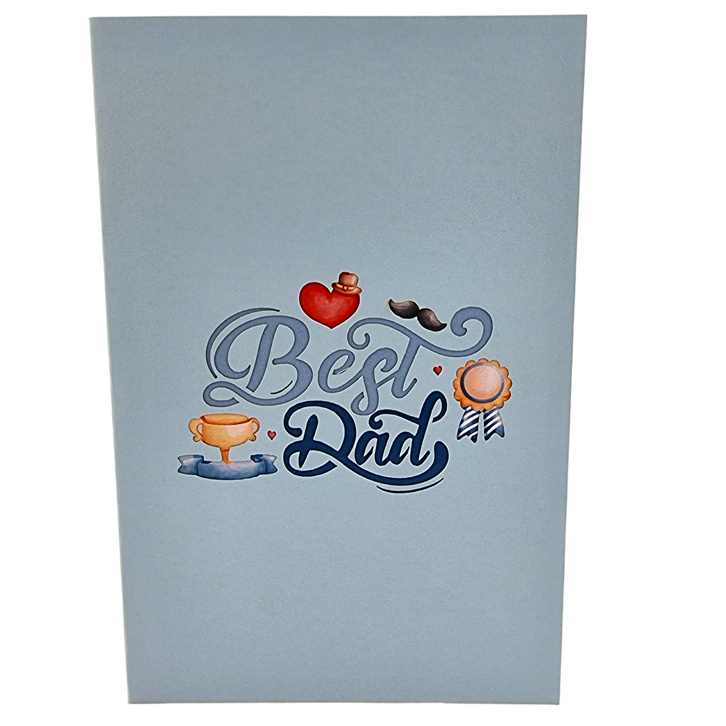 Best Dad Pop Up Card