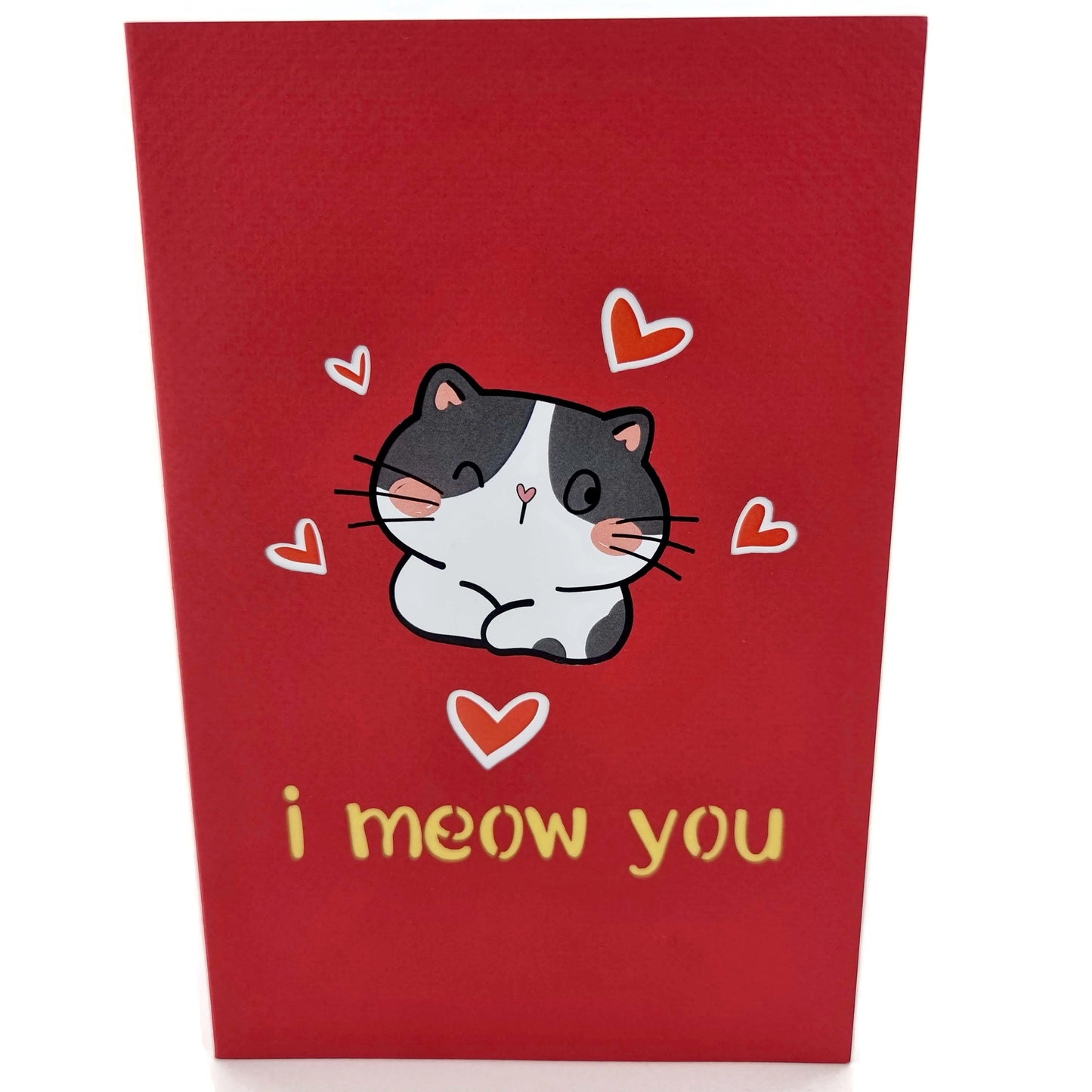 Purrfect Love Pop Up Card