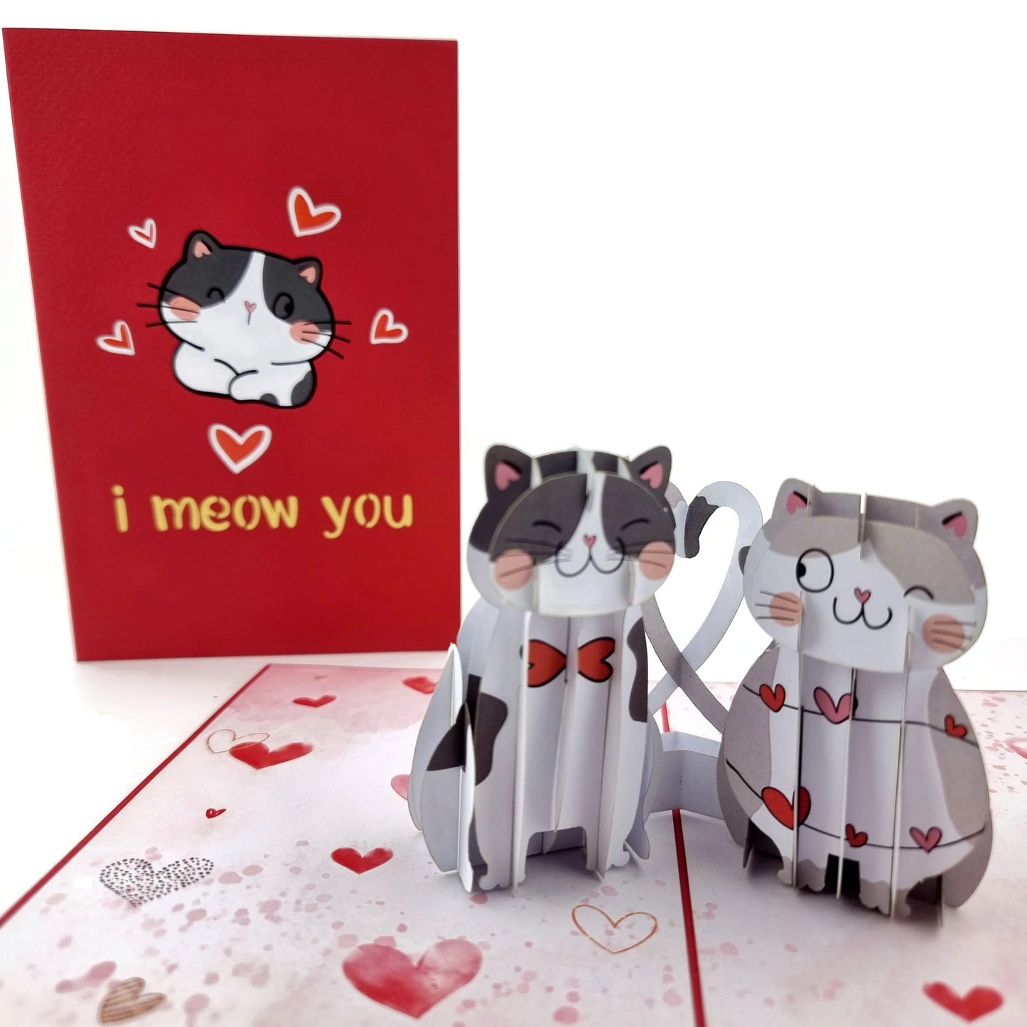 Purrfect Love Pop Up Card