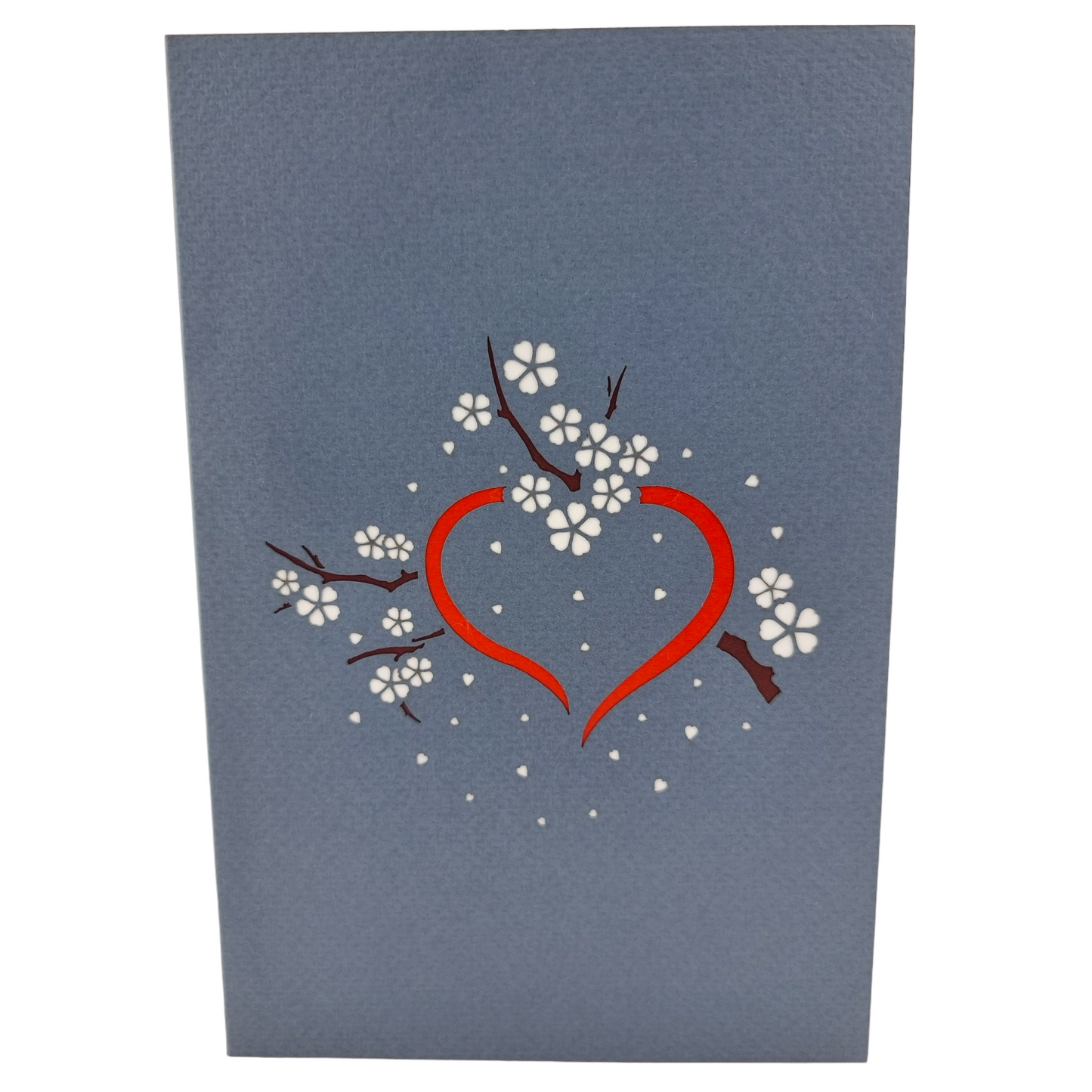 Cherry Blossom Love Scene Same Sex Male Pop-Up Card