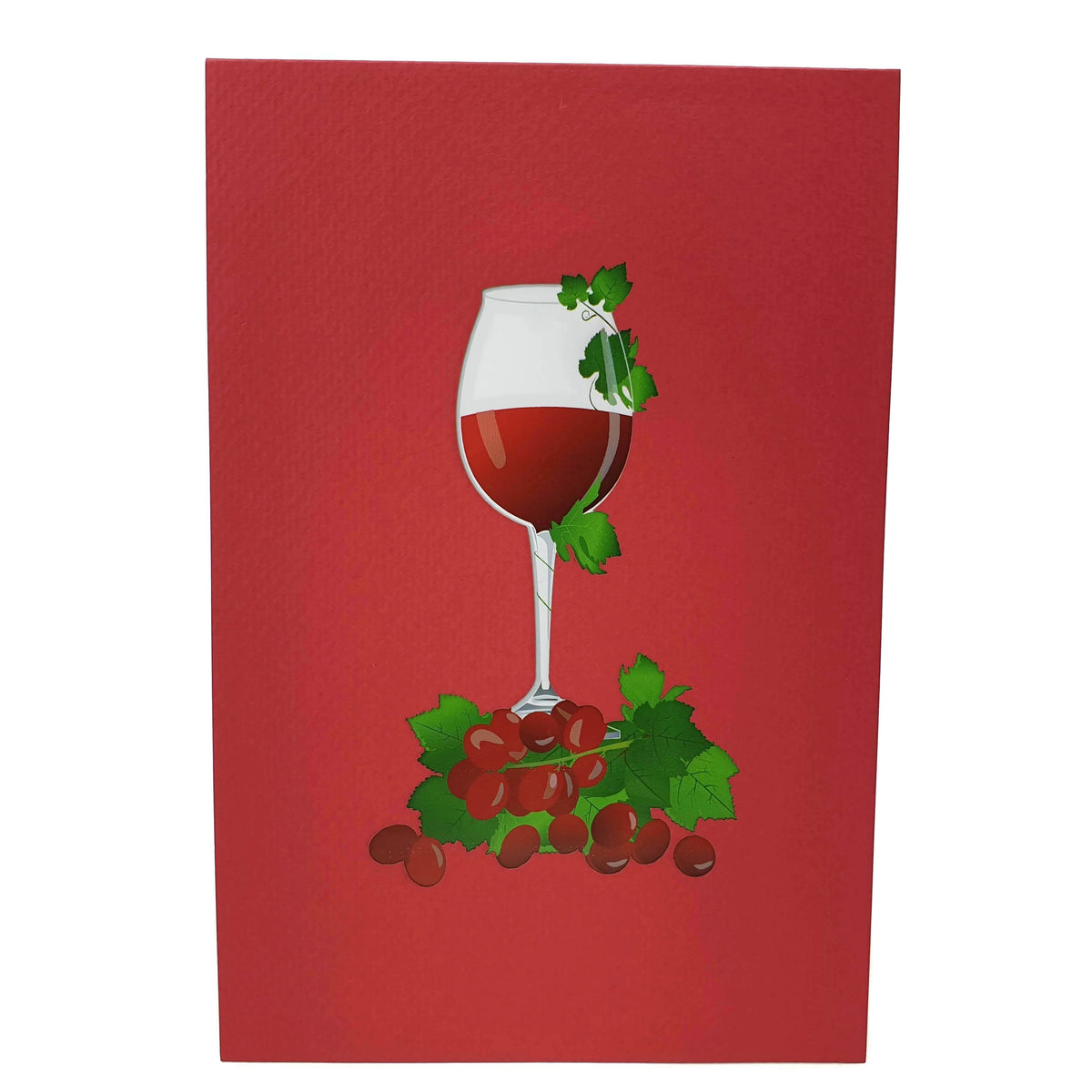 Wine Glass Pop Up Card