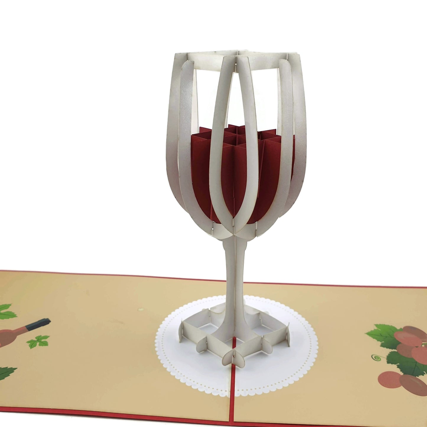 Wine Glass Pop Up Card