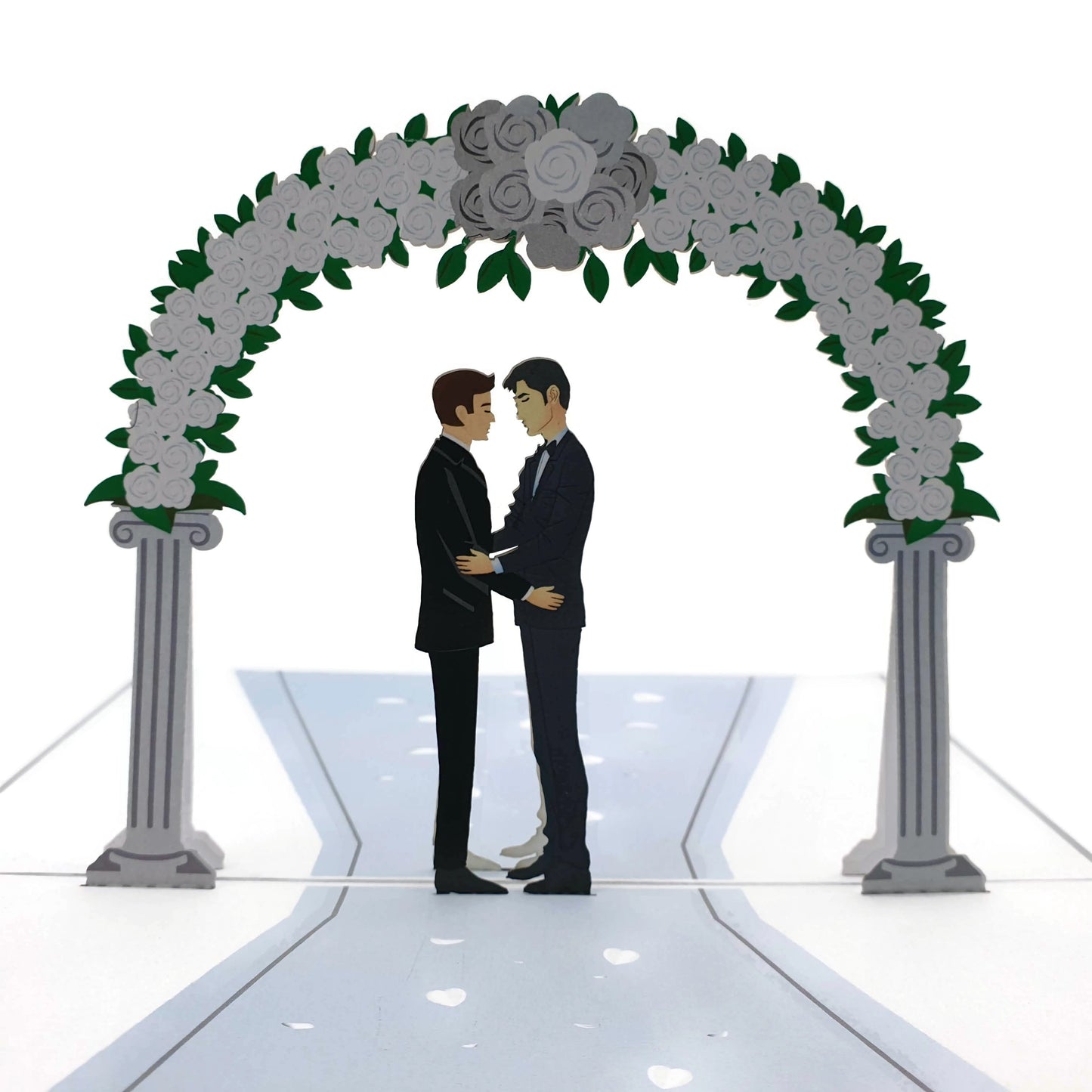 Wedding Day Grooms Pop-Up Card