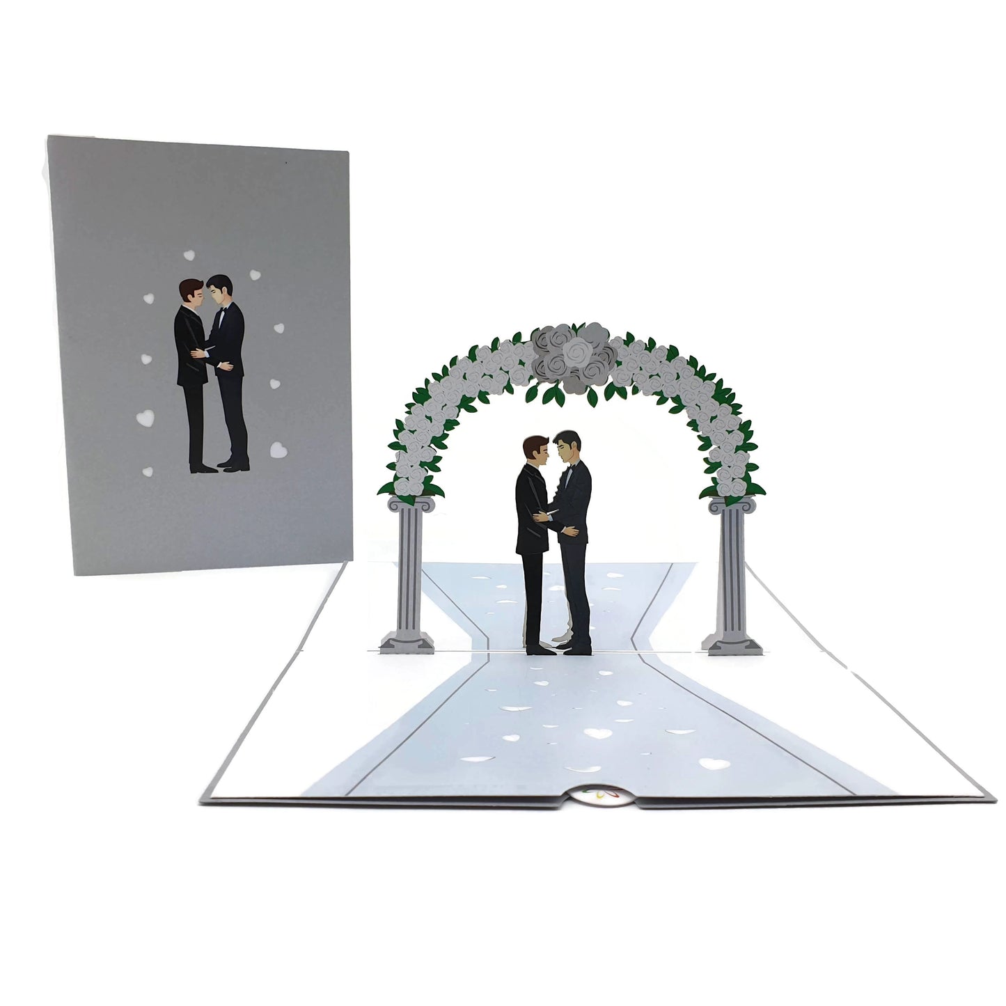 Wedding Day Grooms Pop-Up Card