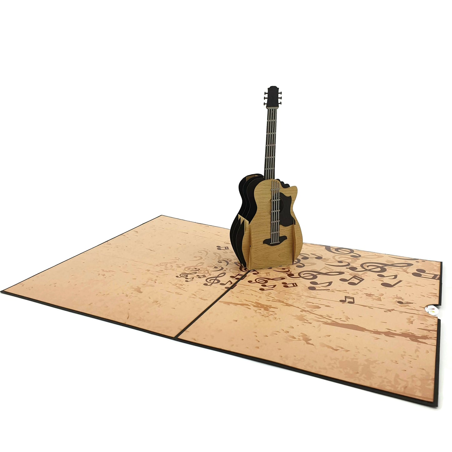 Acoustic Guitar Pop-Up Card