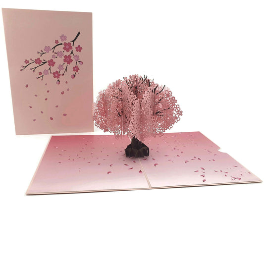 Cherry Blossom Pop Up Card