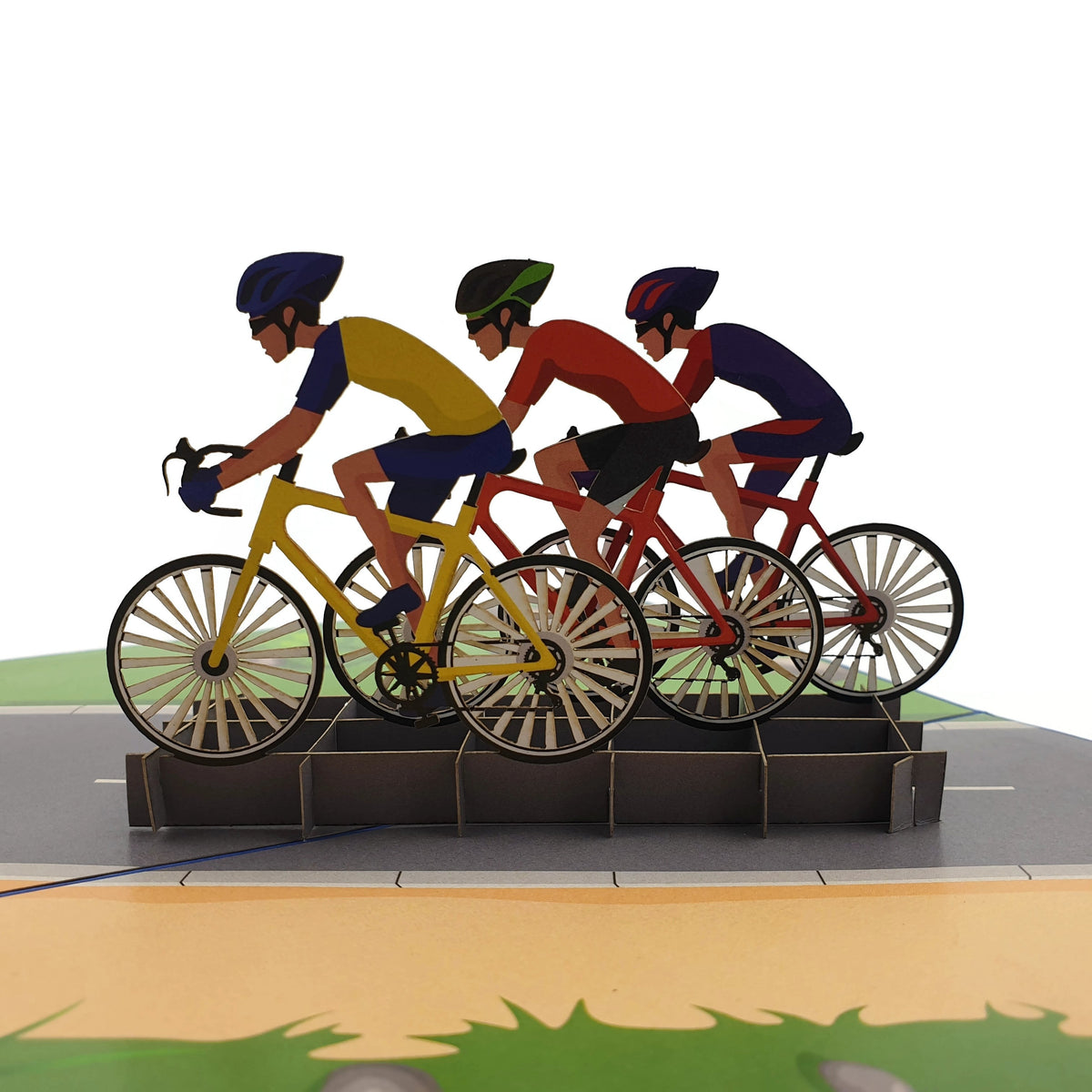 Cyclist Pop-Up Card