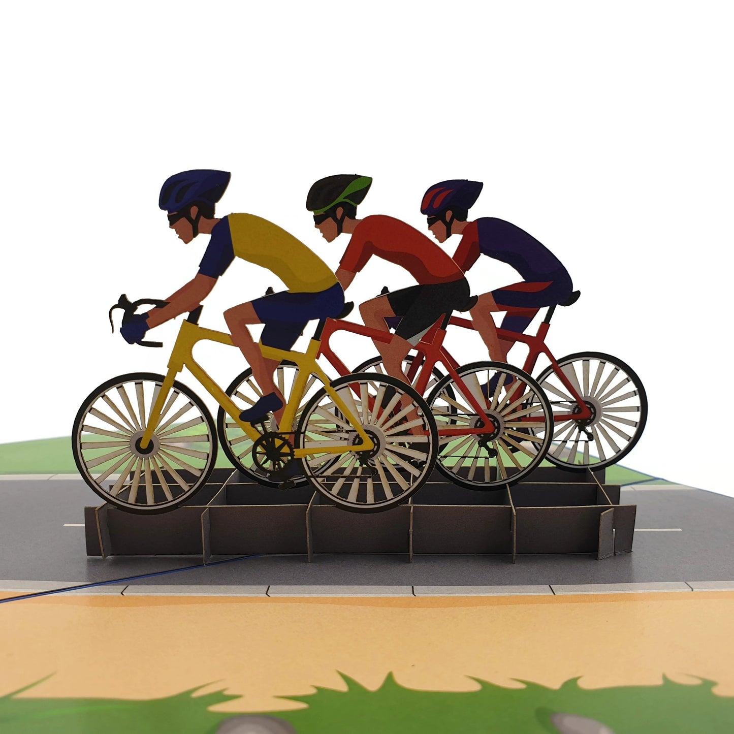 Cyclist Pop-Up Card