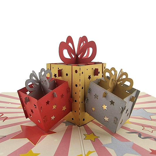 Birthday Presents Pop Up Card