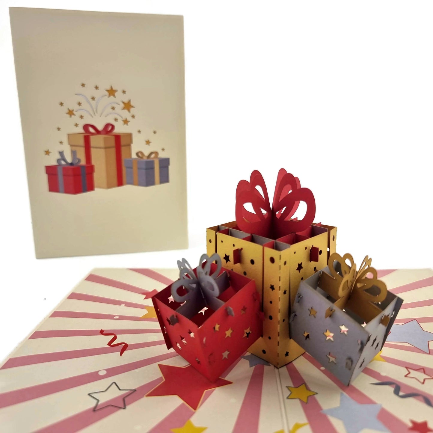 Birthday Presents Pop Up Card