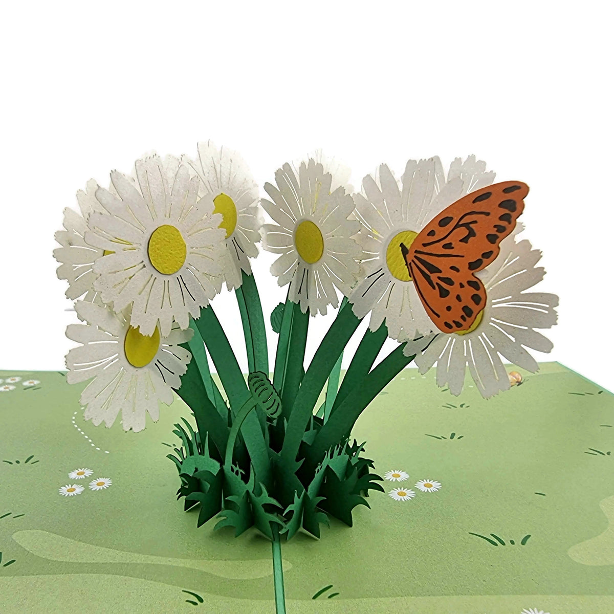 Daisy Patch Pop Up Card