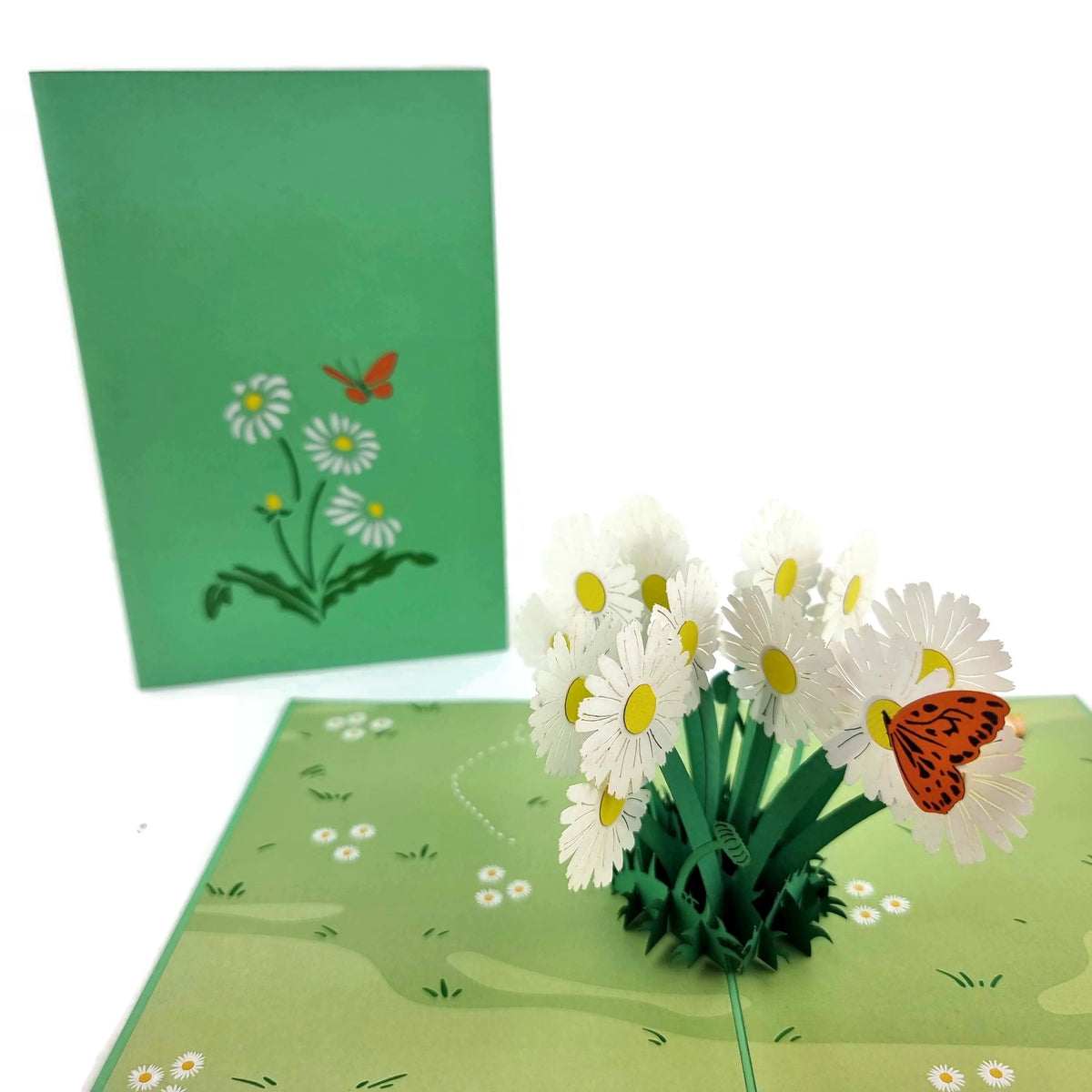 Daisy Patch Pop Up Card