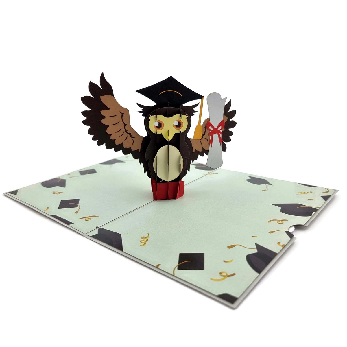 Graduation Owl Pop-Up Card