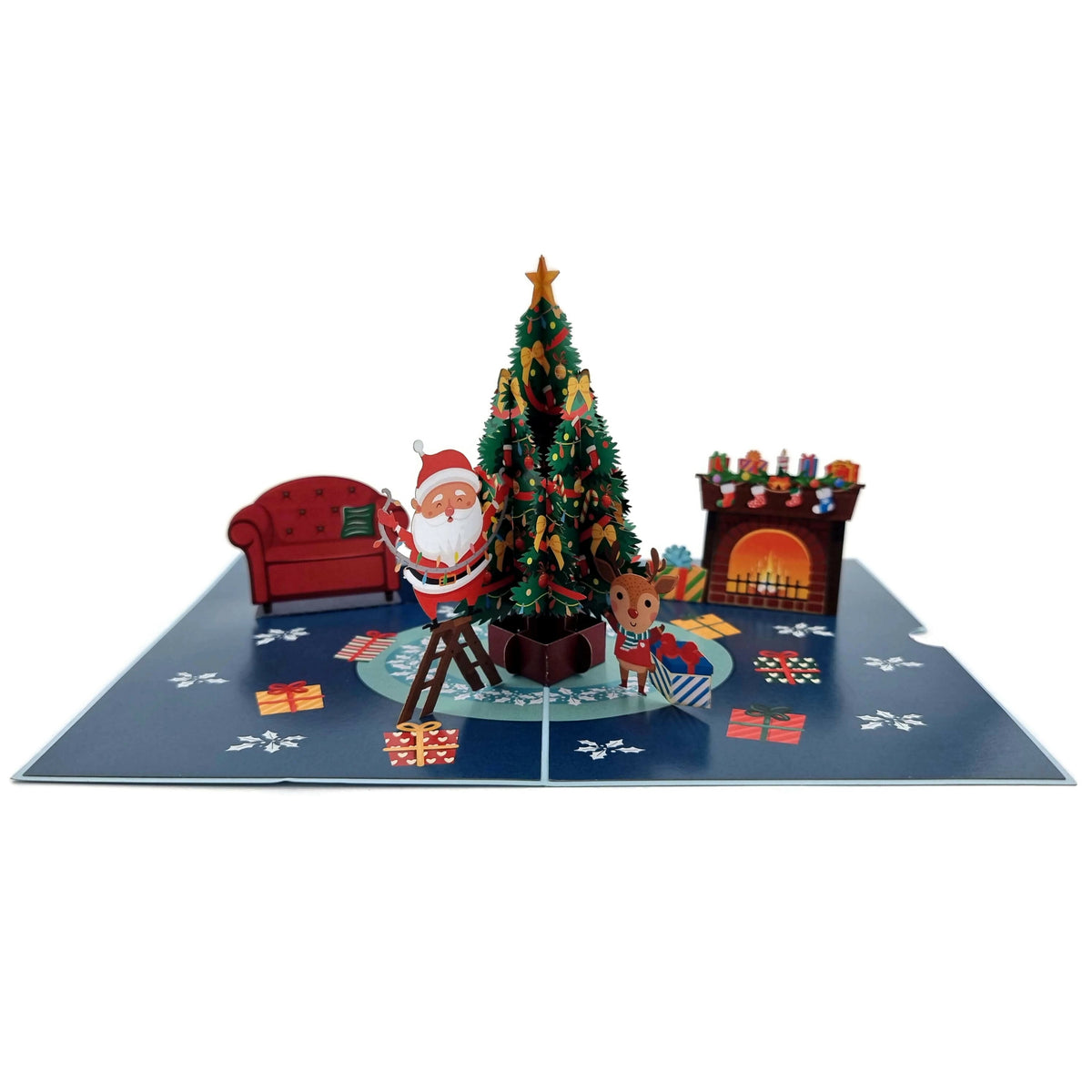 Night Before Christmas Pop Up Card