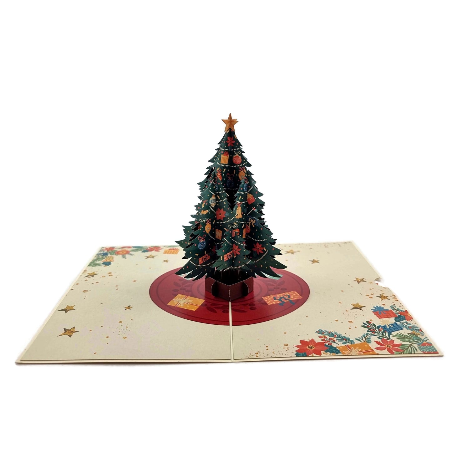 Xmas Tree Merry Christmas Pop Up Card