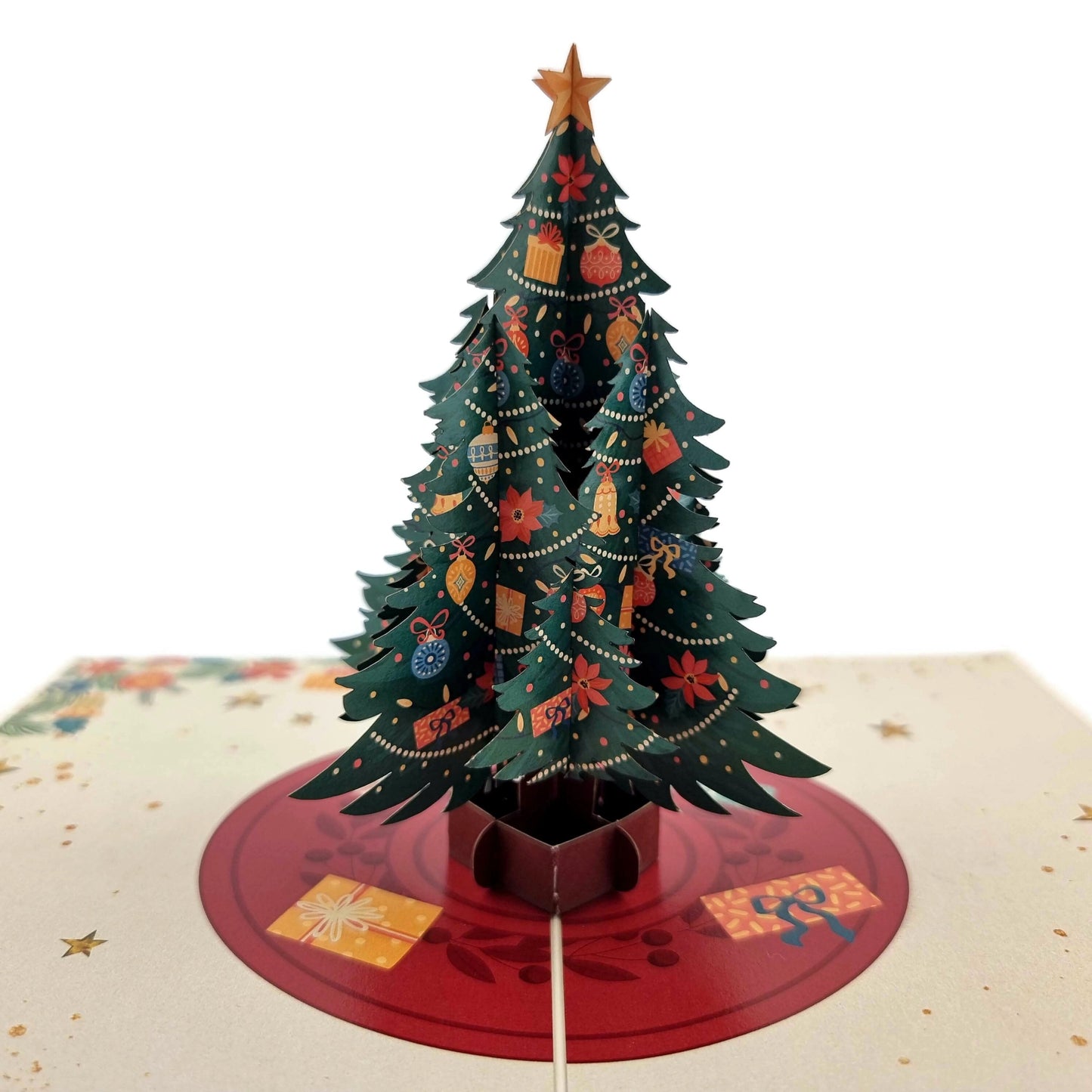 Xmas Tree Merry Christmas Pop Up Card