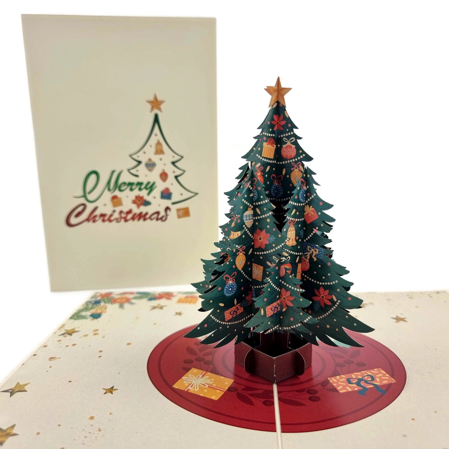 Xmas Tree Merry Christmas Pop Up Card
