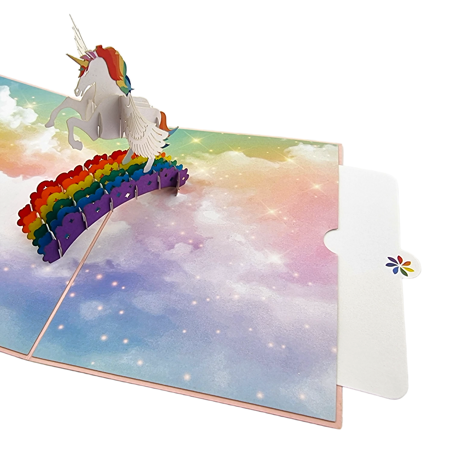 Flying Unicorn Pop-Up Card