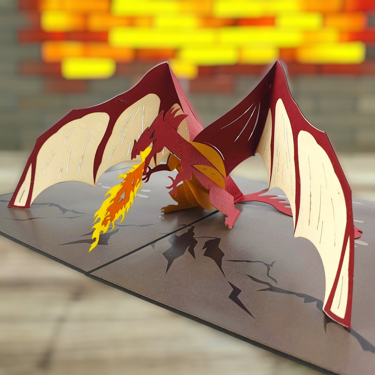 Dragon 3D pop up card