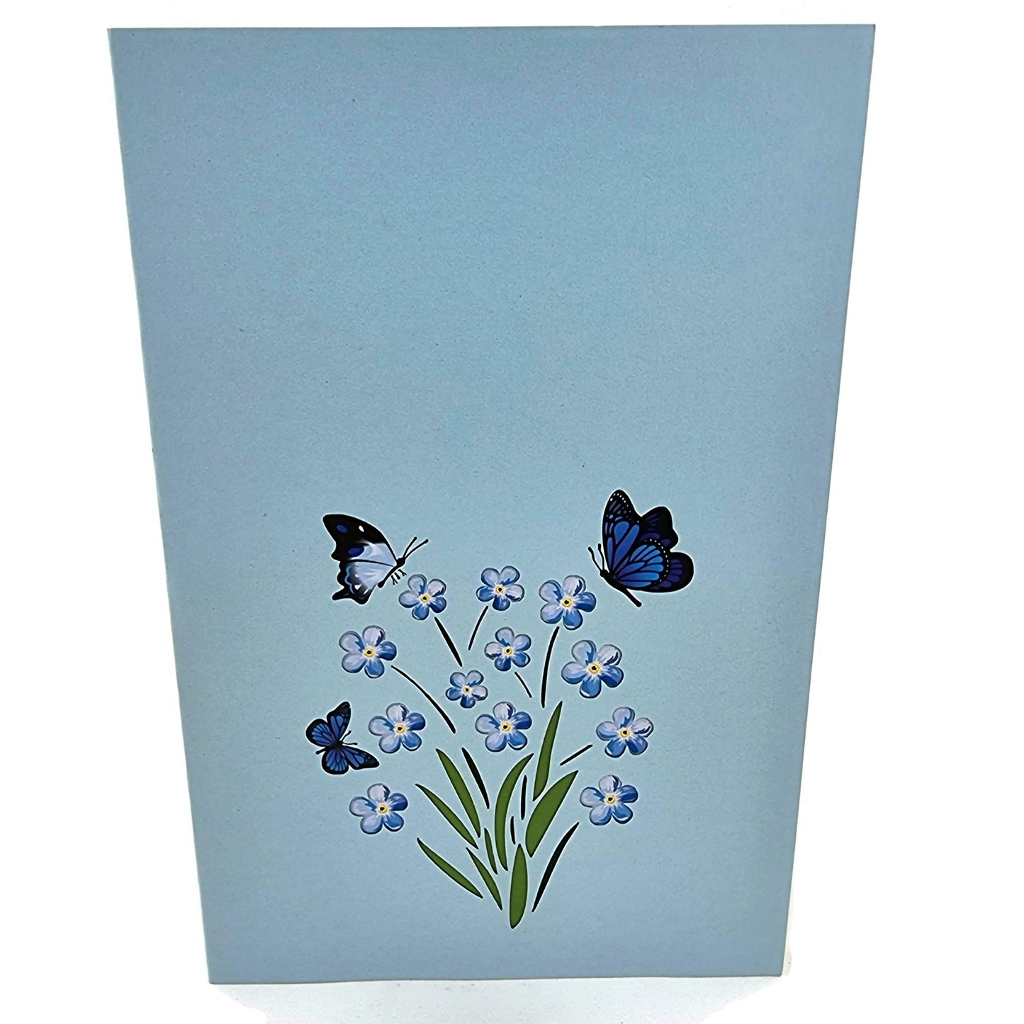 Blue Butterfly Pop Up Card