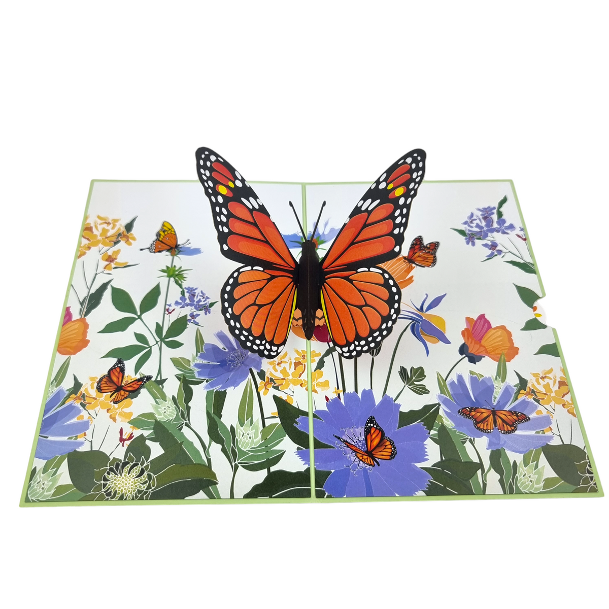Orange Butterfly Pop Up Card