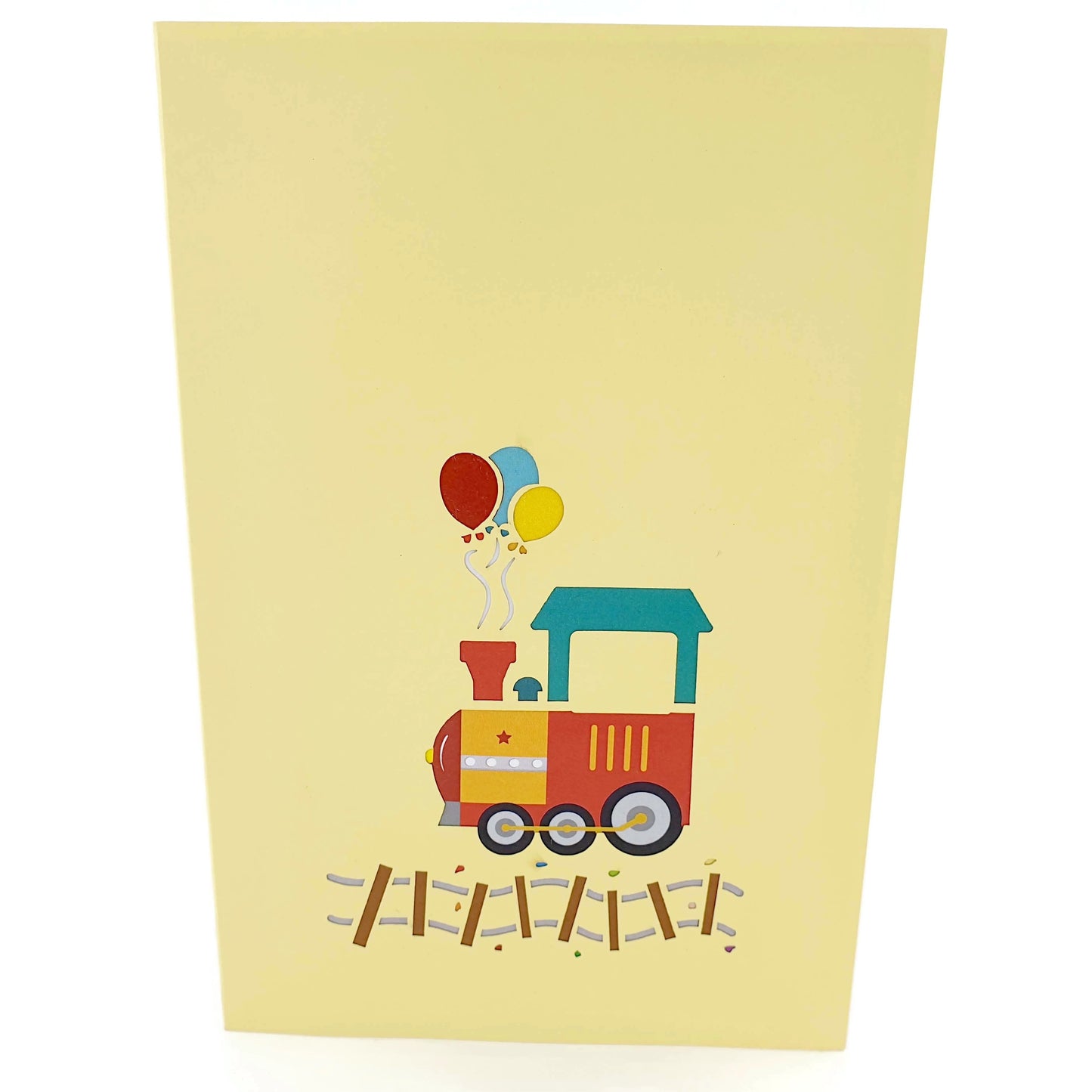 Birthday Train Pop Up Card