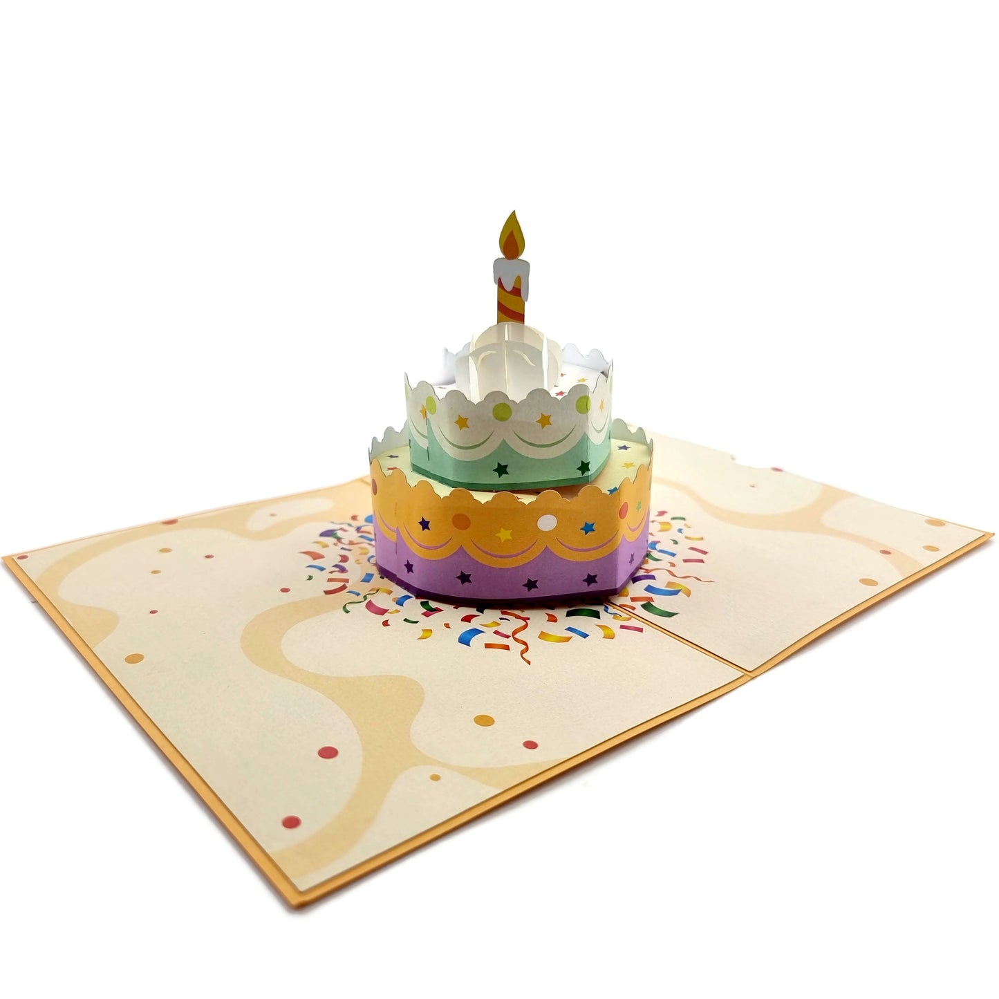 Happy Birthday Cake Pop Up Card