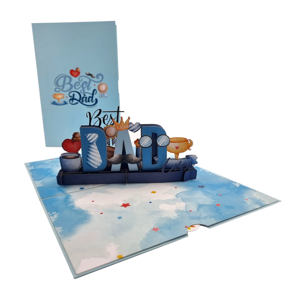 Best Dad Pop Up Card