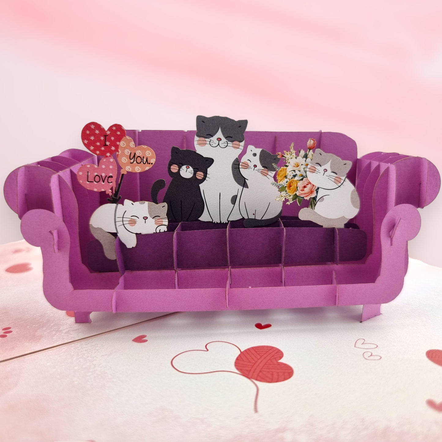Cat Mummy Pop Up Card