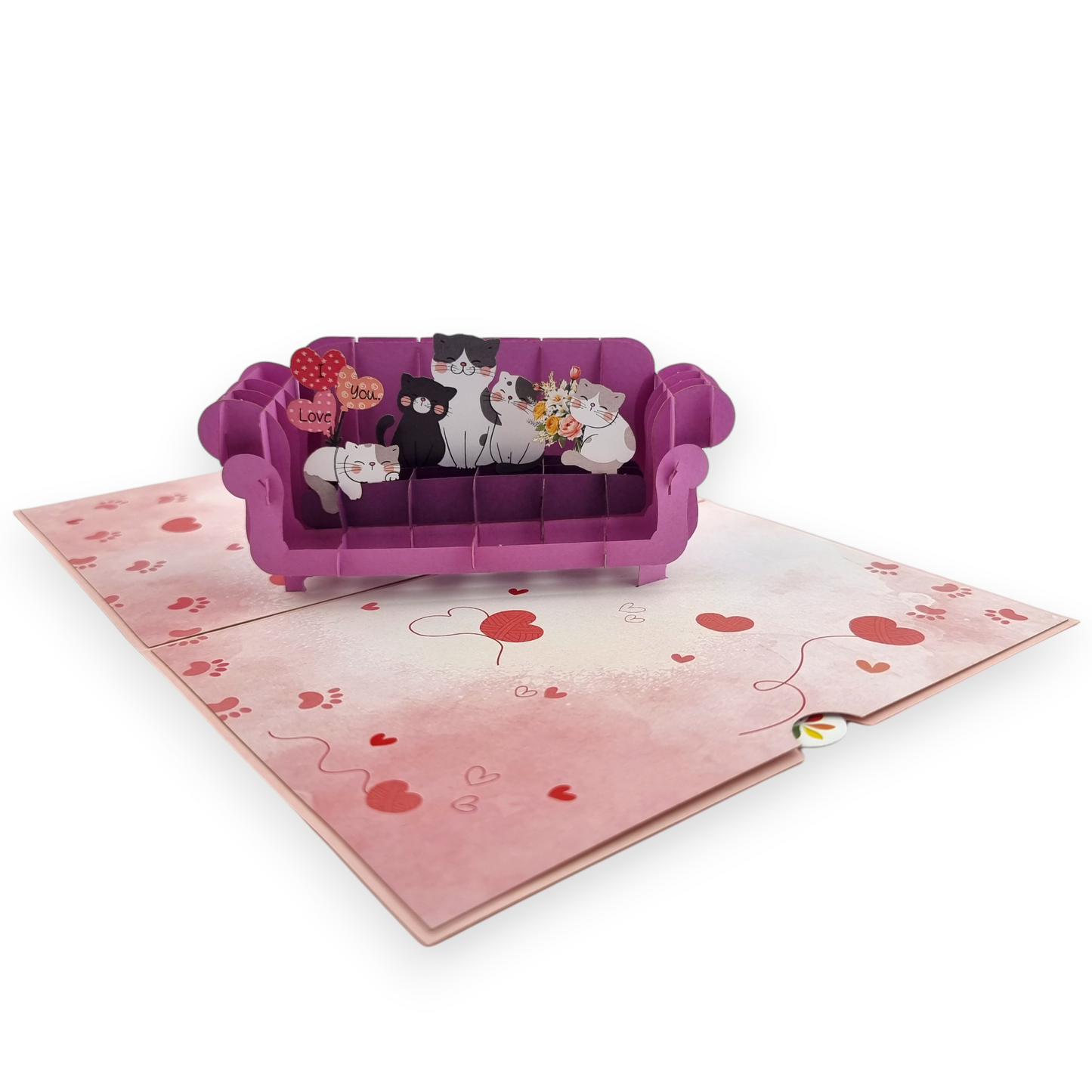 Cat Mummy Pop Up Card