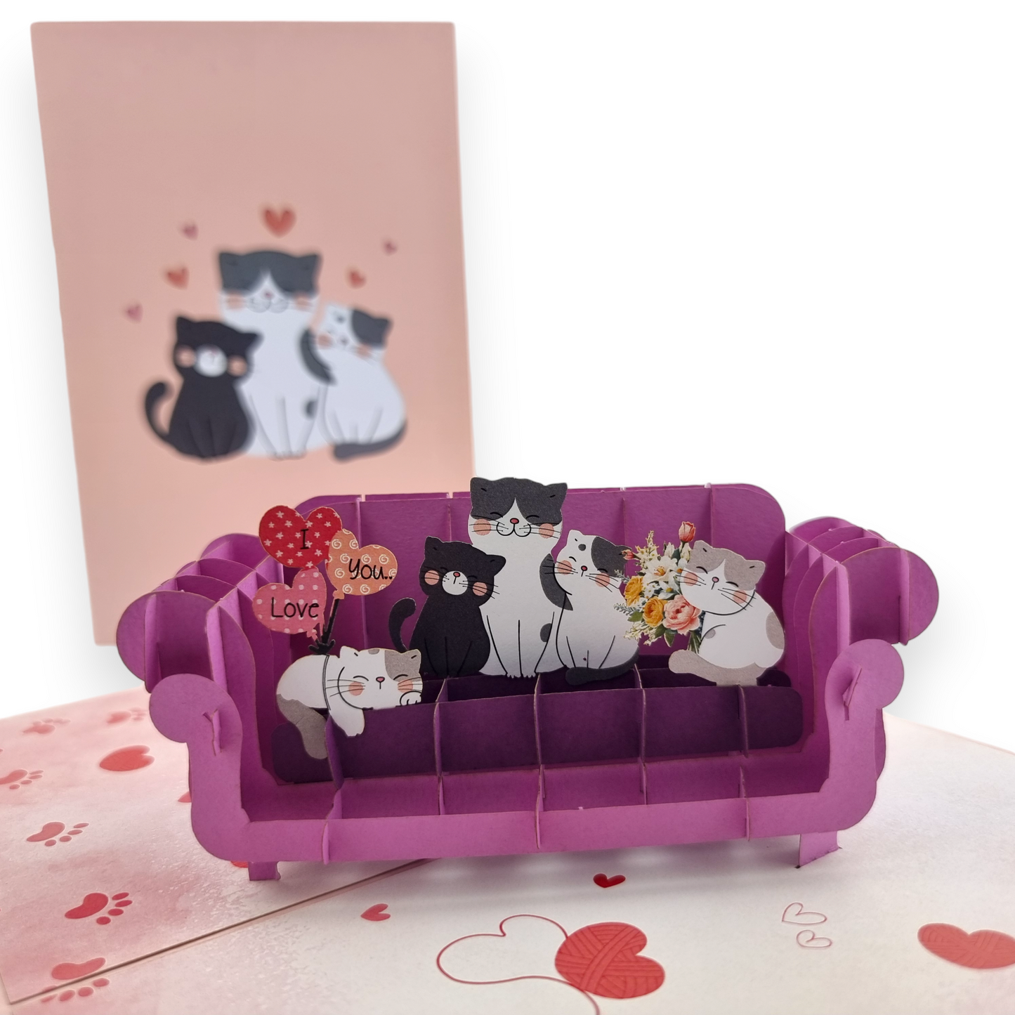 Cat Mummy Pop Up Card