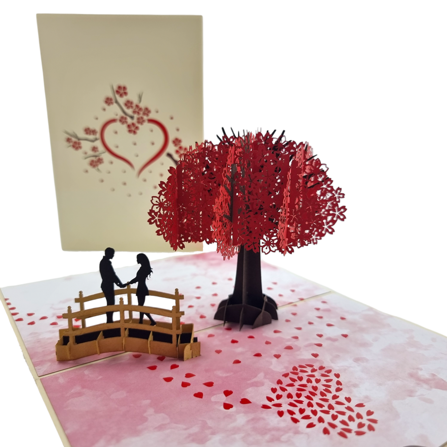 Cherry Blossom Love Pop-Up Card