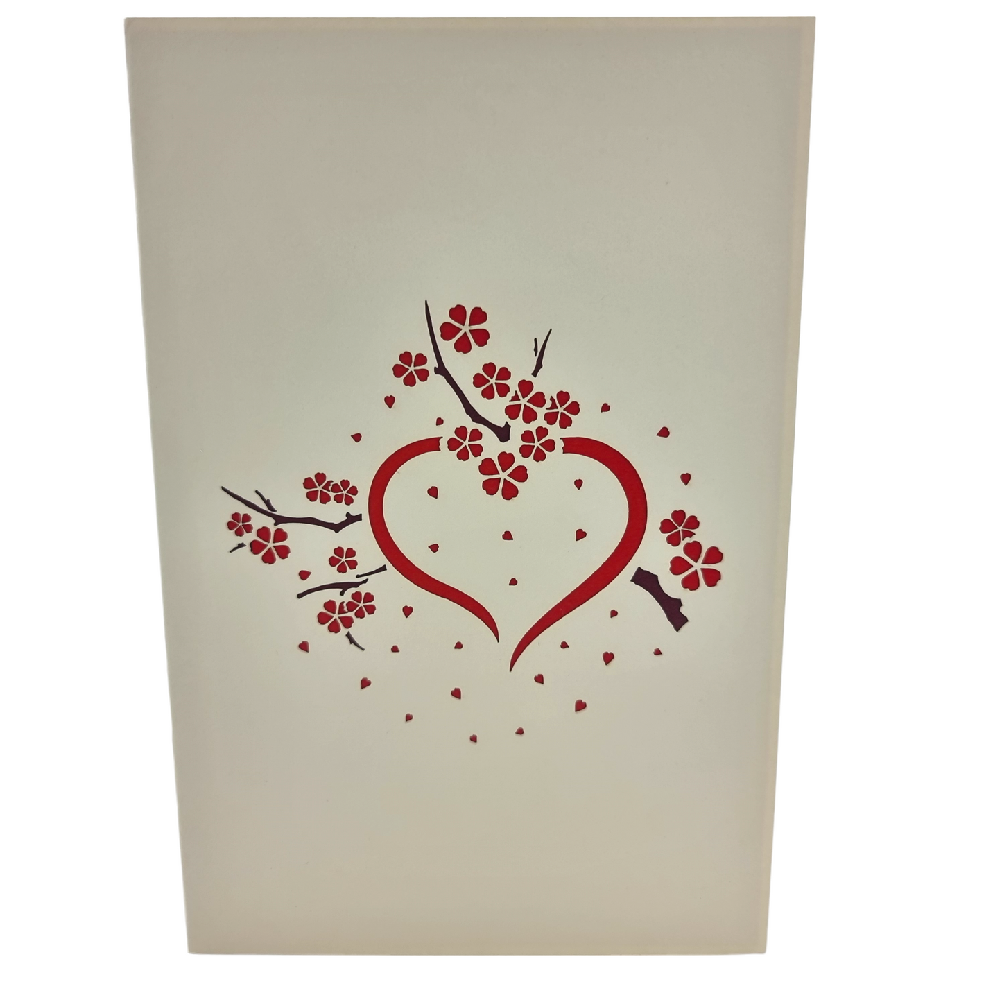 Cherry Blossom Love Pop-Up Card