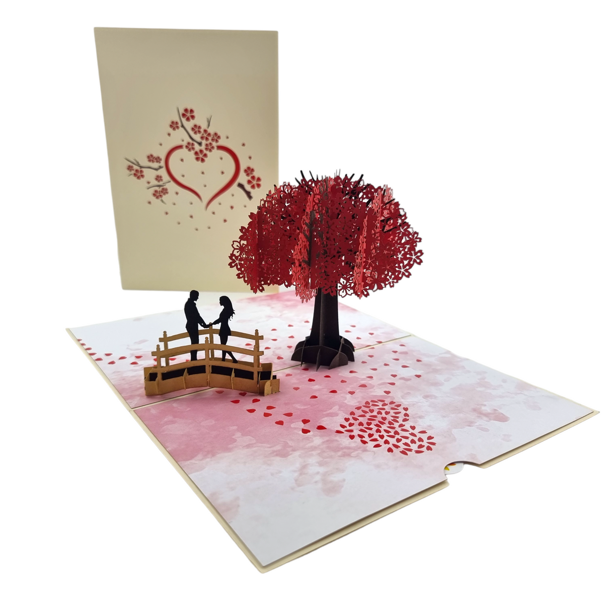 Cherry Blossom Love Pop-Up Card