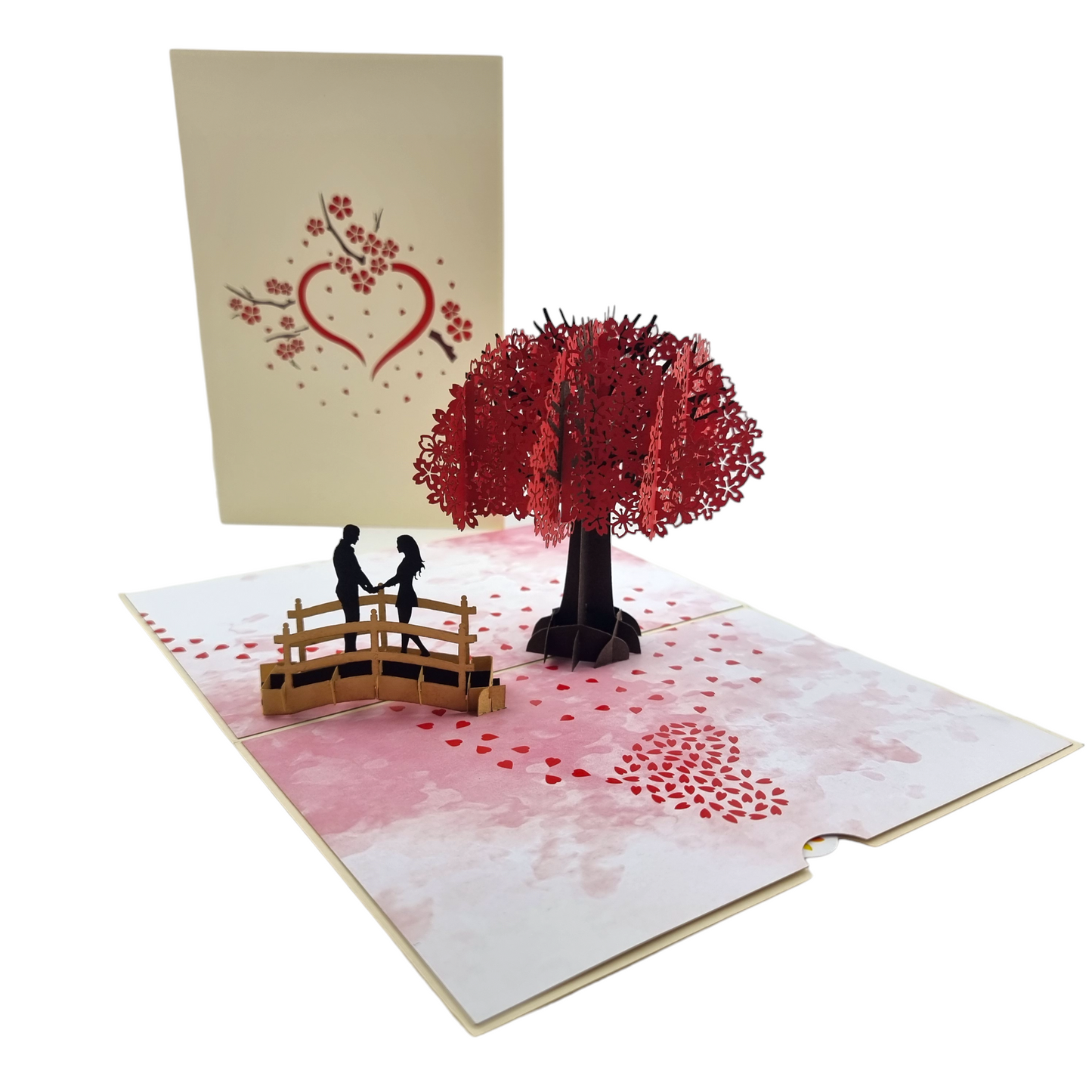 Cherry Blossom Love Pop-Up Card
