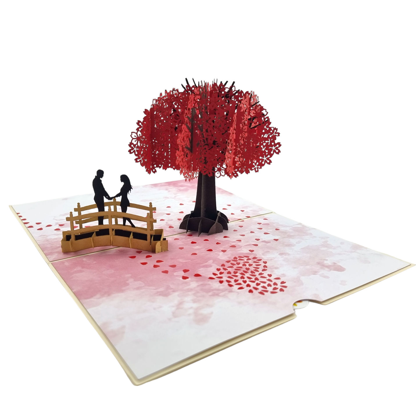 Cherry Blossom Love Pop-Up Card
