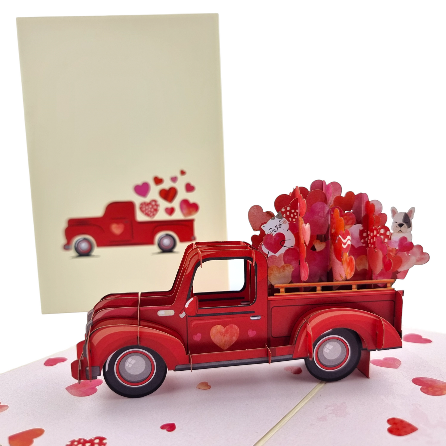 Love Delivery Ute Pop Up Card