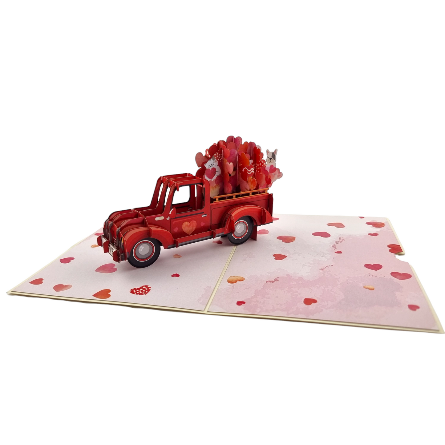 Love Delivery Ute Pop Up Card