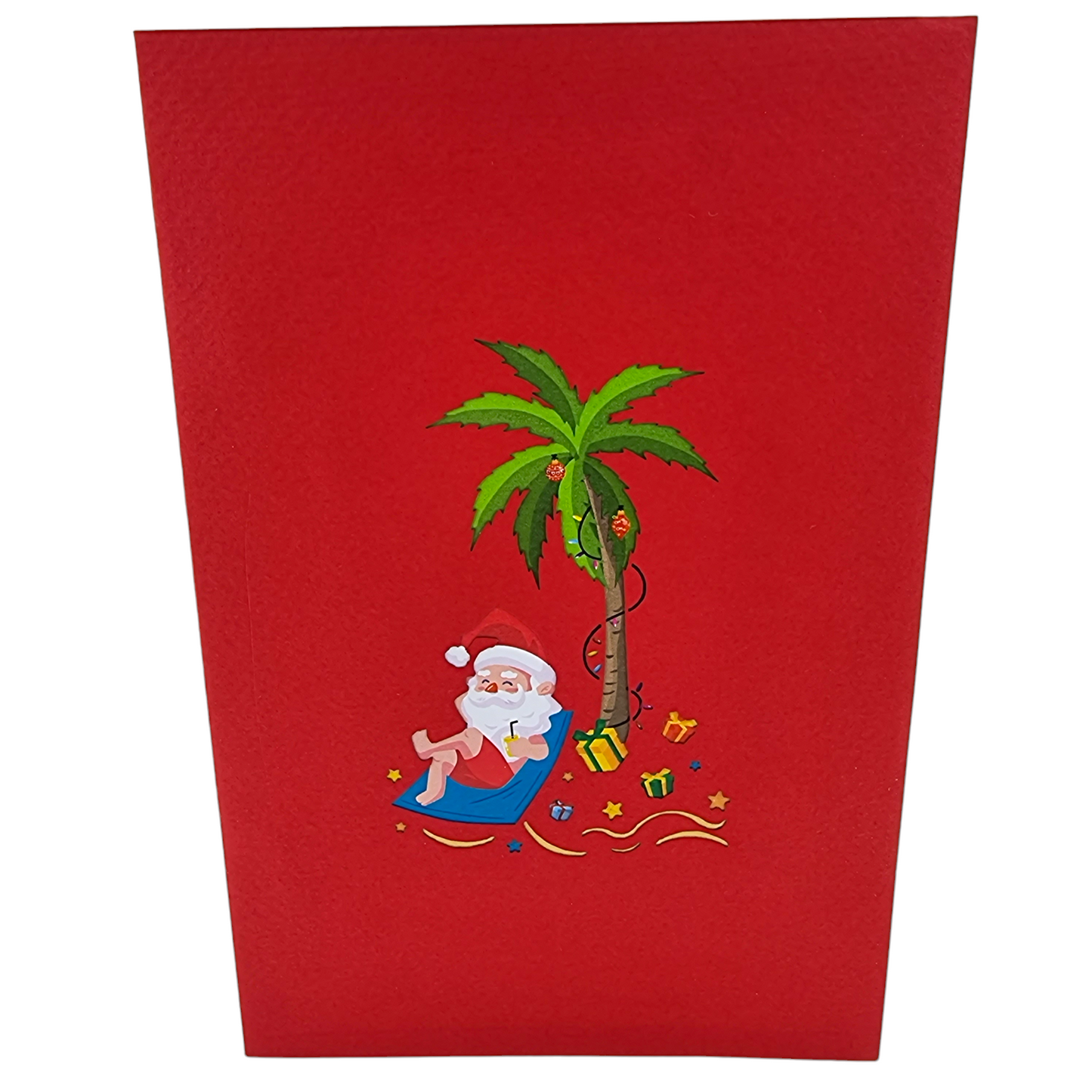 Santa Hammock Pop Up Card