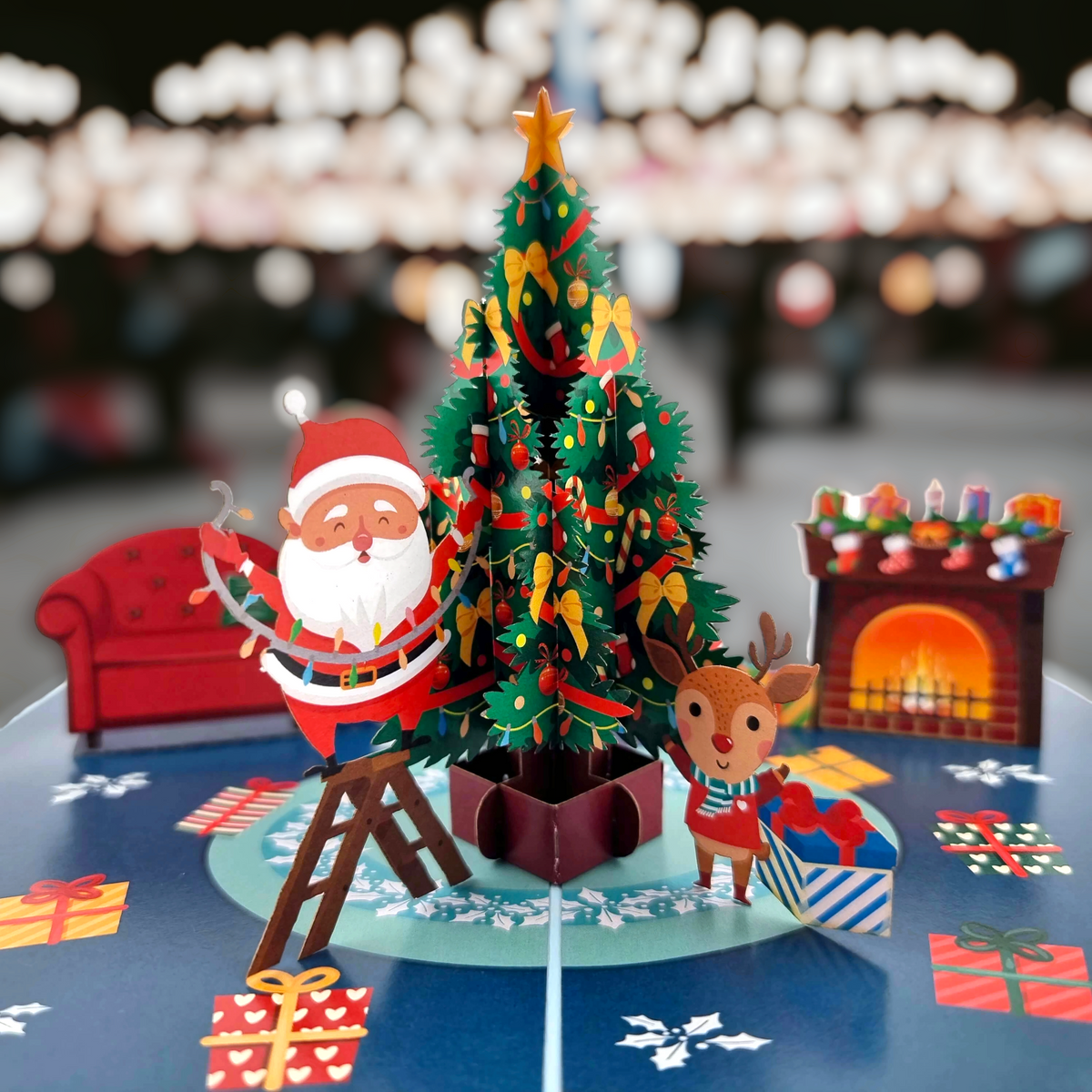 Night Before Christmas Pop Up Card